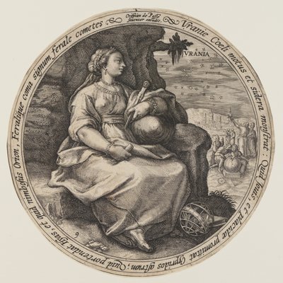 Polymnie, extrait des Muses - Crispijn van de Passe I
