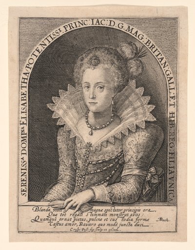 Princesse Elizabeth Stuart - Crispijn van de Passe I