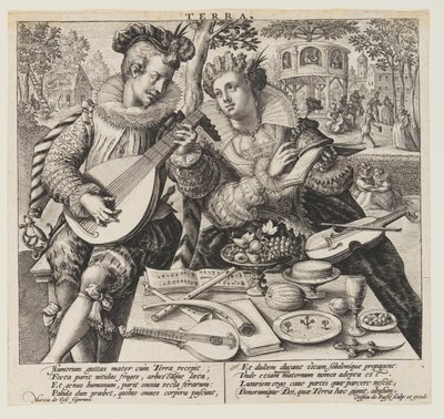 Terra (Terre), tiré de The Elements - Crispijn van de Passe I
