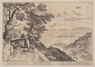 Vaste paysage avec chauffeur d