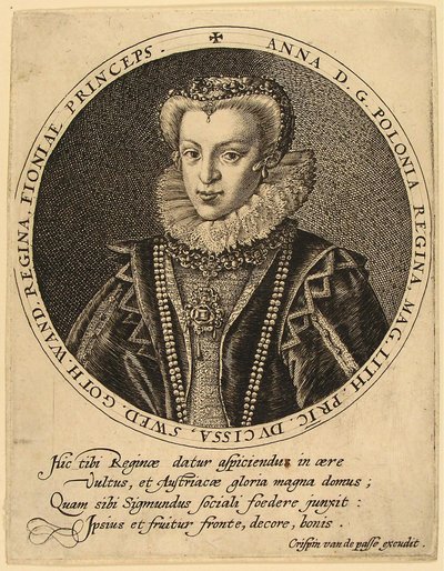 Anna Catherine Constance Vasa de Pologne, 1619-1651 - Crispijn van de Passe the Elder