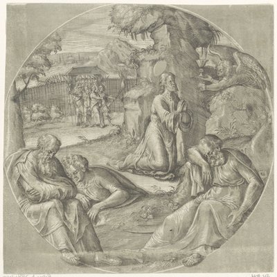 Christ au Mont des Oliviers - Crispijn van den Broeck