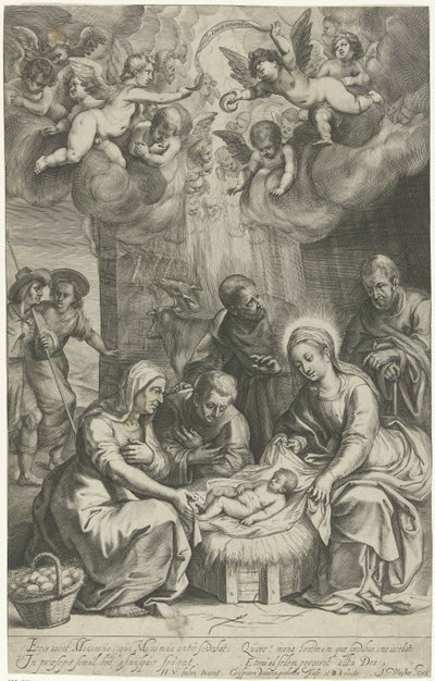 Adoration des bergers - Crispijn van den Queborn