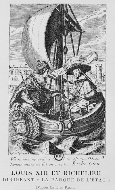 Louis XIII et Richelieu - Crispin I de (after) Passe
