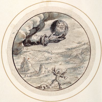 Main avec sphère céleste, début du XVIIe siècle - Crispin I de Passe