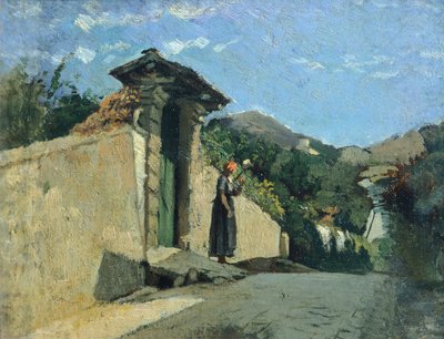 Étude de paysage, vers 1860 - Cristiano Banti