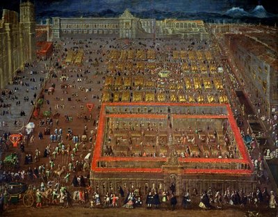 Place centrale de Mexico, 1695 - Cristobal de Villalpando