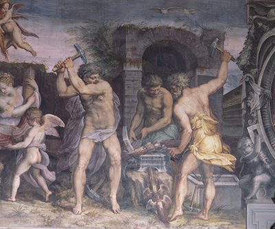 La forge de Vulcain, 1555 - Cristofano Gherardi