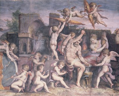 La Forge de Vulcain, 1555 - Cristofano Gherardi