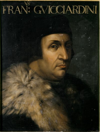 GUICCIARDINI Francesco, Portrait. avant 1605 (huile sur bois) - Cristofano dell