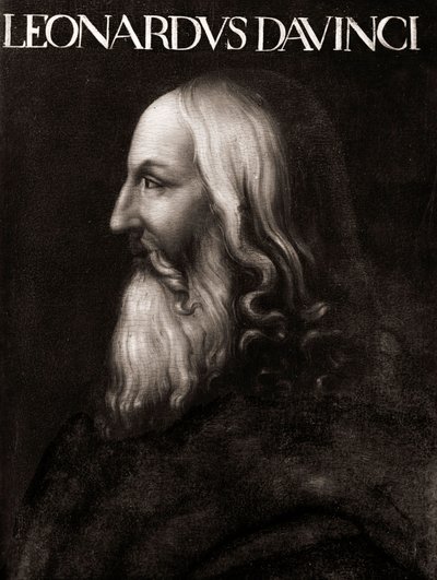 Portrait de Léonard de Vinci (1452 - 1519) - Peinture anonyme - Musée des Offices Florence - Cristofano dell