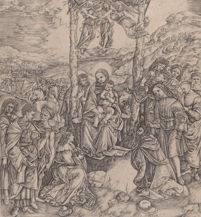 Adoration des mages, 1500-10 - Cristofano di Michele Martini