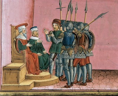 Les prêtres rappellent à Ponce Pilate que Jésus avait prédit sa résurrection - Cristoforo De Predis
