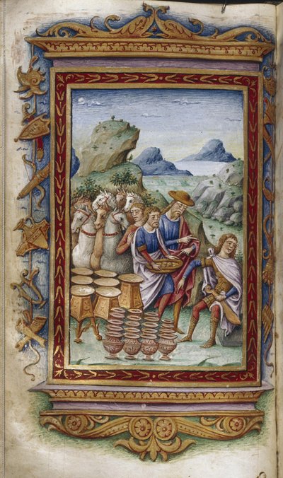 Achille refusant des cadeaux Illustration pour Les Héroïdes d