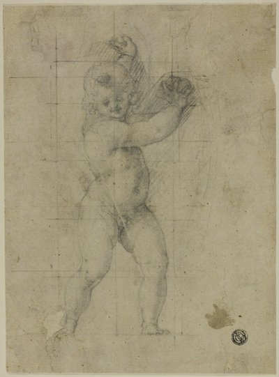 Putto avec bras levés - Cristoforo Roncalli