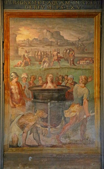 Une sainte femme est bouillie vivante - Cristoforo and Tempesta, Antonio Roncalli
