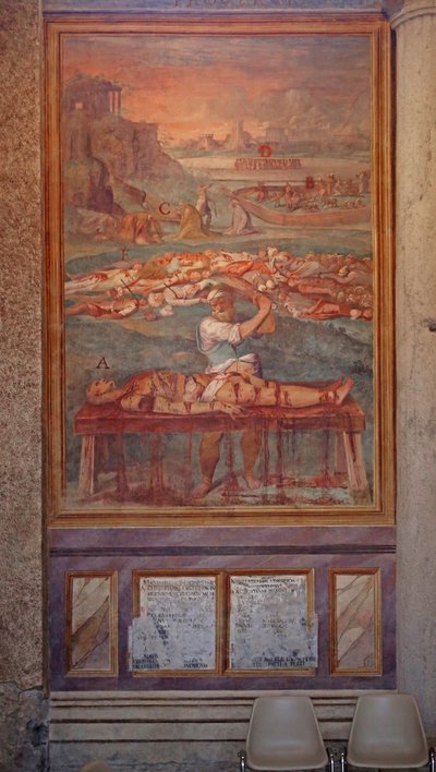 Martyr de nombreux saints - Cristoforo and Tempesta, Antonio Roncalli