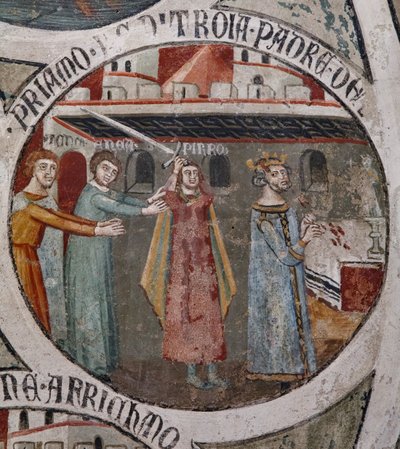 La mort de Priam par la main de Pyrrhus - Cristoforo di & Piero Meo di Bindoccio