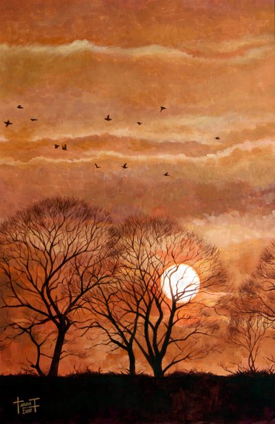 Coucher de soleil, Windsor, 2010 - Cruz Jurado Traverso