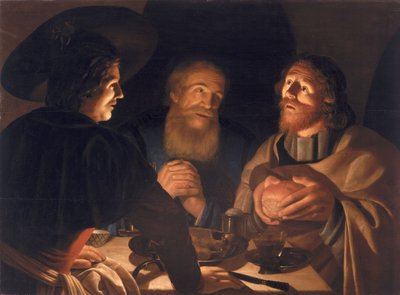 Le Souper à Emmaüs - Cryn Hendricksz Volmaryn
