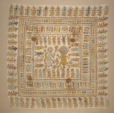 Panneau du textile "prisonnier", c.1300-1470 - Culture Chimu