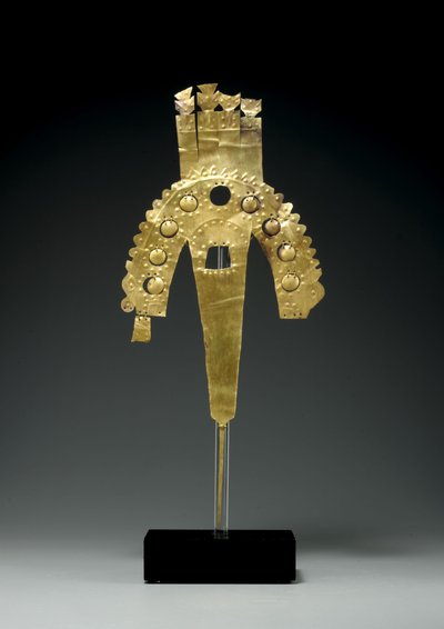 Un ornement de plume en or Huari, Côte Sud, vers 700-1000 - Culture Huari