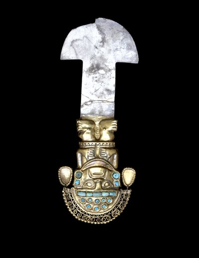 Tumi Cérémonial, Période Sicán Moyenne, 900-1100 - Culture Sicán