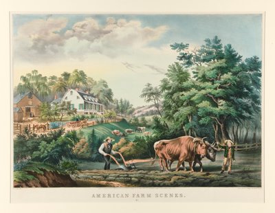 Scènes de ferme américaine./ No. 1 - Currier and Ives