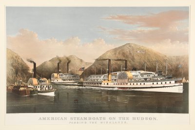 Bateaux à vapeur américains sur l
