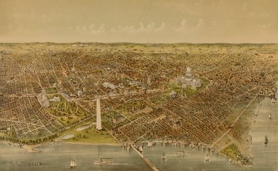 Ville de Washington (vue à vol d