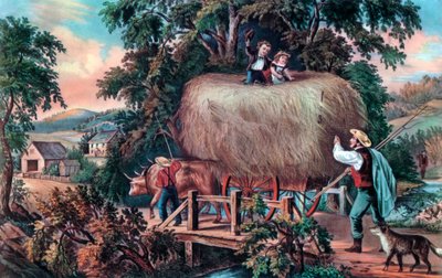 Temps de Fenaison, La Dernière Charge, 1868 - Currier and Ives
