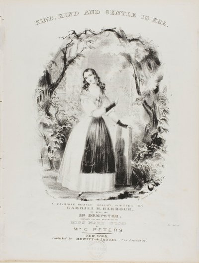 Elle est gentille, gentille et douce - Currier and Ives