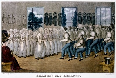 Shakers près de Lebanon, c1870 - Currier and Ives