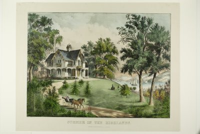 Été dans les Highlands - Currier and Ives