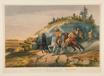 Prendre le chemin du retour / Un quartier dangereux - Currier and Ives