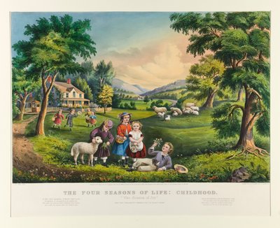 Les Quatre Saisons de la Vie: Enfance - Currier and Ives
