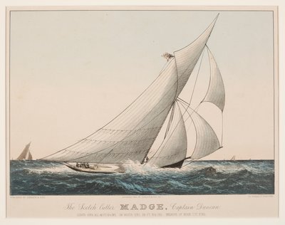 Le cutter écossais Madge, capitaine Duncan - Currier and Ives