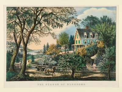 La Saison des fleurs - Currier and Ives
