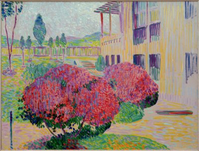Dans le jardin de la villa "Hohe Pappeln" de Henry van de Velde à Ehringsdorf près de Weimar - Curt Herrmann