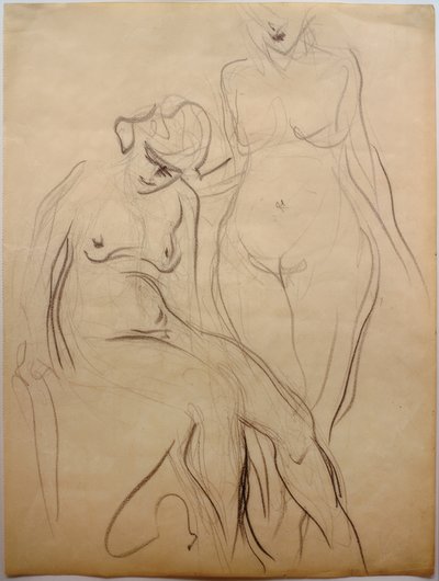 Deux nus féminins - Curt Herrmann