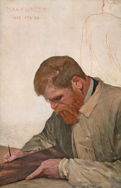 Max Klinger, vers 1900 (peinture) - Curt Stoeving
