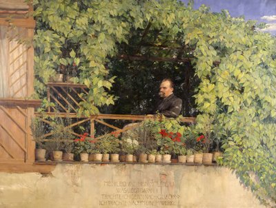 Portrait de Friedrich Nietzsche 1844-1900, 1894 - Curt Stoeving