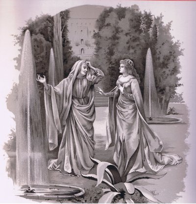 Juliette. Non, non ! Mais tout cela je le savais., illustration de Roméo et Juliette - Curtazzo Curtazzo