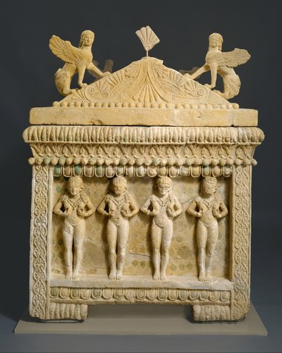 Sarcophage en calcaire : le sarcophage d