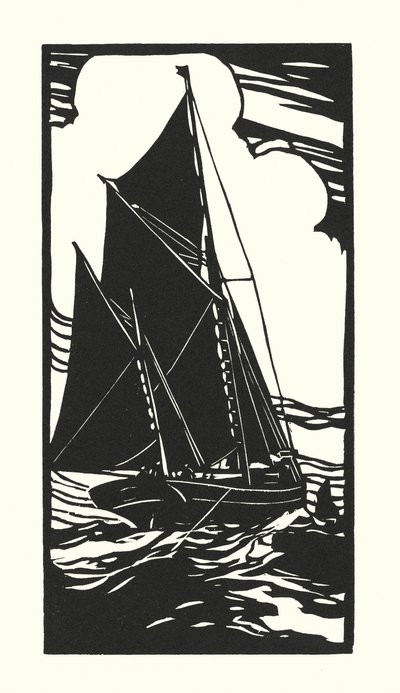 Bateaux de pêche et barges : Chalutier de Brixham - Cyril A. Wilkinson