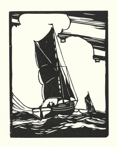 Bateaux de pêche et barges : Leigh Bawley - Cyril A. Wilkinson
