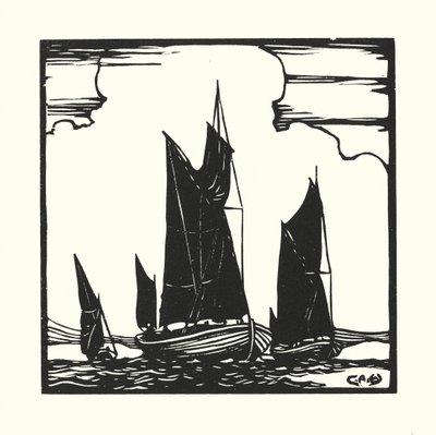 Bateaux de pêche et barges : bateaux Thames Hatch - Cyril A. Wilkinson