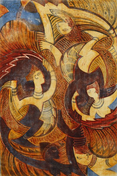 Danse du feu, vers 1931 - Cyril Edward Power