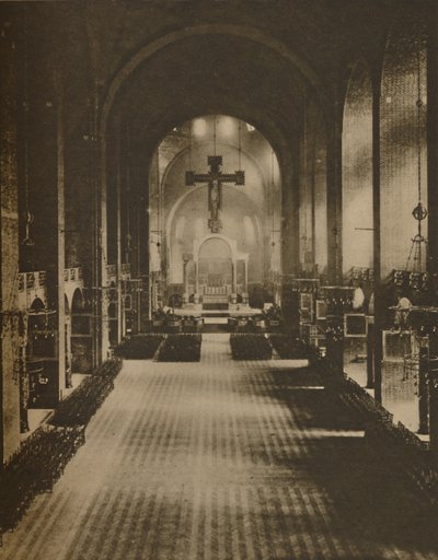 Intérieur de la cathédrale de Westminster vu depuis l