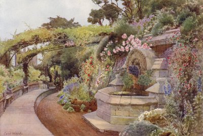Le Temps des Roses, Fontaine Terrasse, Jardin de la Tour Normande - Cyril Ward